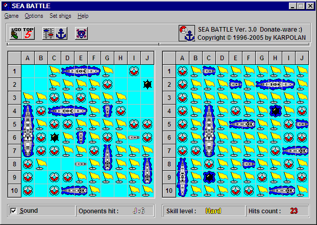 Click to view Sea Battle 3.0 screenshot